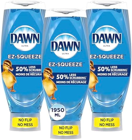Dawn Ultra EZ-Squeeze Dish Soap Liquid, Dishwashing Liquid, Greas...