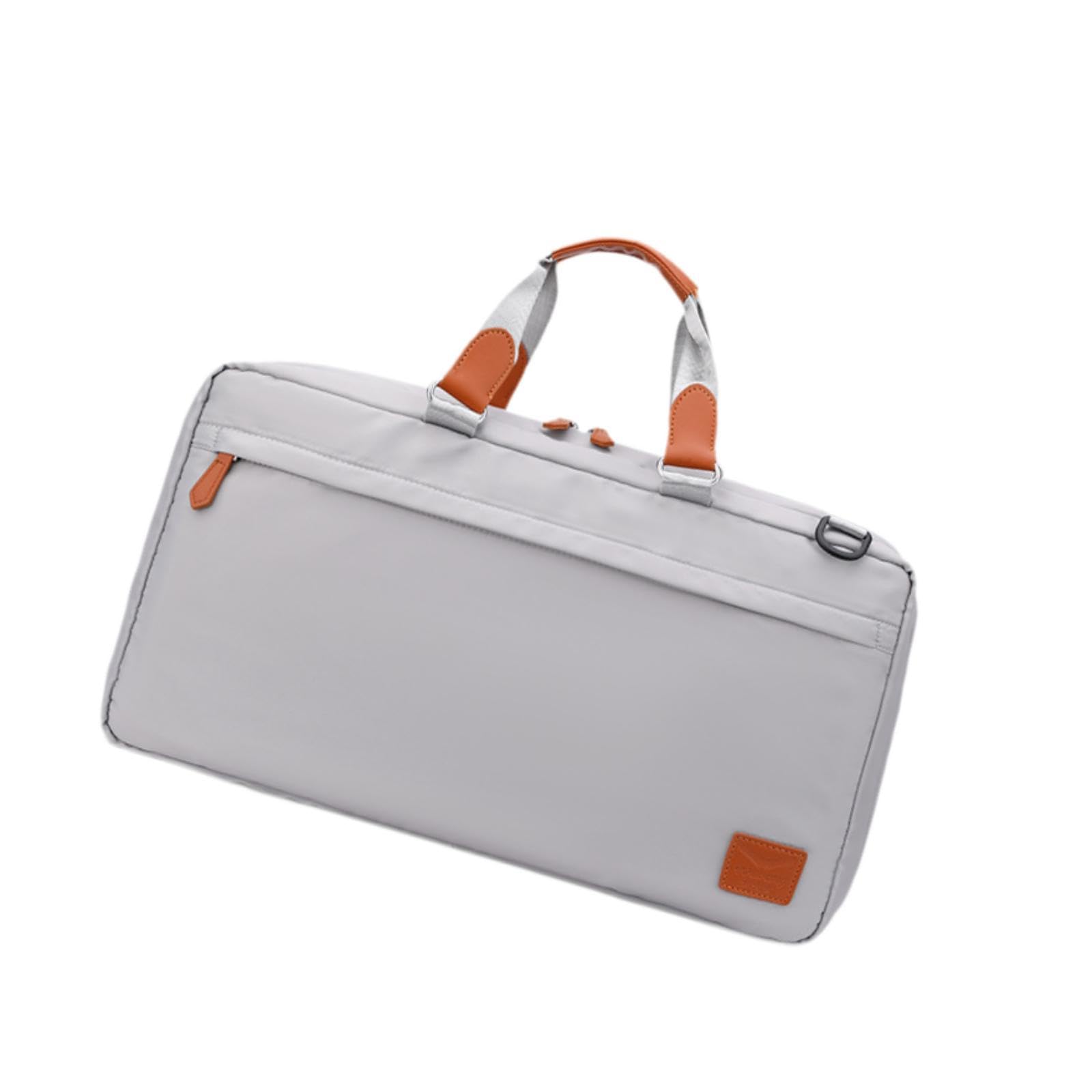 Premium Flöten Transportkoffer für 2 Flöten, 27x14x48 cm, Rucksack & Schultertasche, Samtfutter, für Musiker & Orchester- Grau