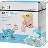 リコ RICO 赤ちゃん用 おしりふき 900枚（100×9個）コストコ 大判厚手・無香料