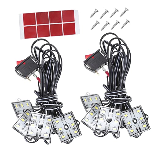 Lumière blanche 12V pour remorque hiver et fourgon long empattement Mikikit 48 LED