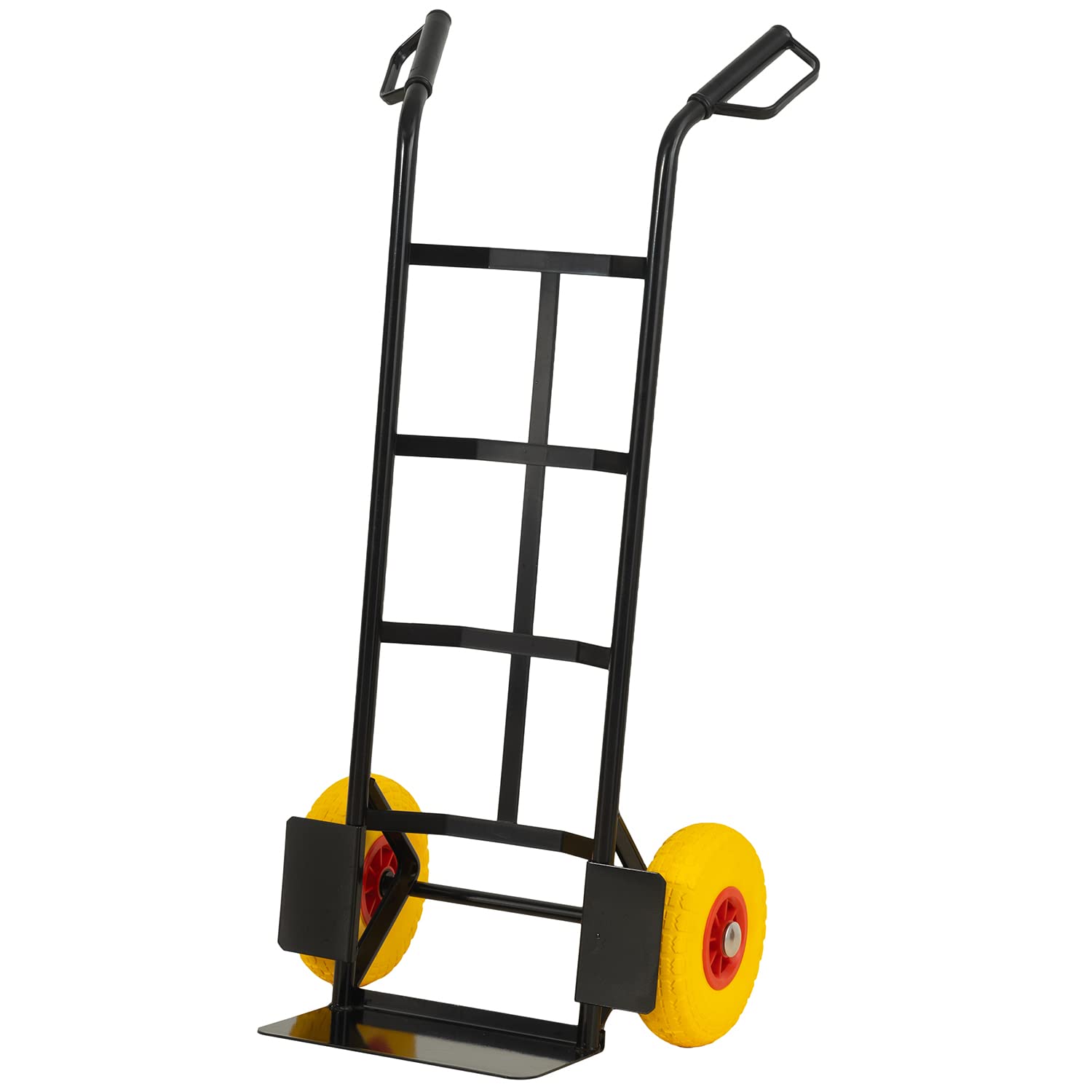 Rhino Racking Industrial Steel Sack Truck, Heavy Duty, Black, 325kg Load Weight