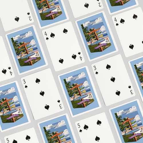 Baraja de Póker Florida con 52 Cartas miniatura 4