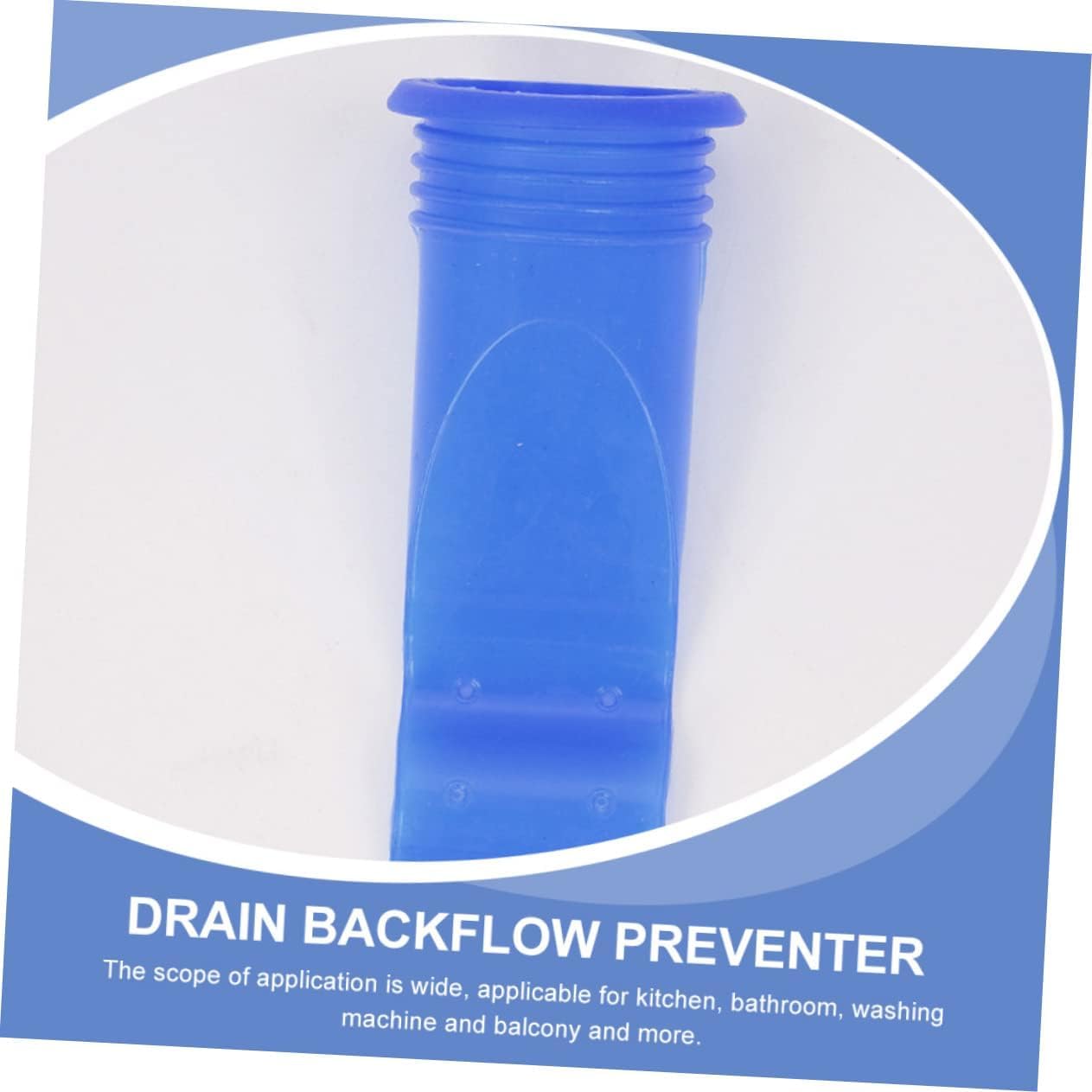 Tapón de filtro de baño, 30 piezas Válvula de drenaje de piso de reflujo Prevención de reflujo Tapones de alcantarillado Drenaje de piso del sótano Reflujo Tapón de desagüe de baño Tapón de prevención