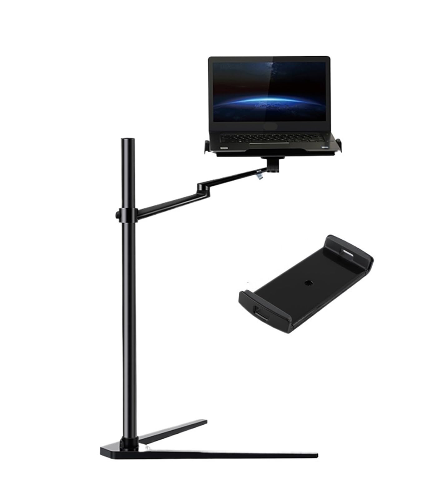 Support de sol portable réglable UP-8A pour travailler du lit ou canapé