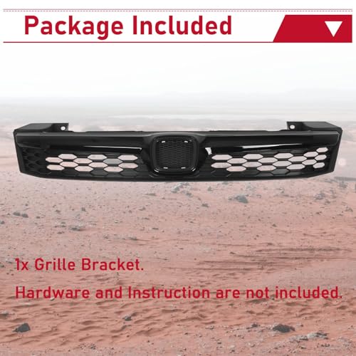 HECASA Front Grille Compatible with 2012 Honda Civic 4 Door Sedan JDM Style Replacement for HO1200206 71121TR0A01 Bumper Grill Plastic(ABS) Black by HECASA - Image 6