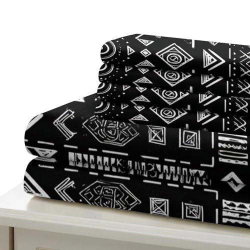 Housse de couette microfibre résistante parure de lit 3D imprimée zippée 135x200cm