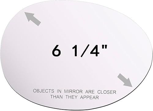 Miniatura 3 de ReYee Espejo lateral de cristal para mini Cooper 2014 2015 2016 2017 2018 pasajero lado derecho espejo de repuesto sin placa de respaldo convexa