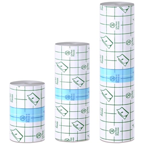 Emalla 3 Rolls Second Skin Tattoo Cover, Waterproof Tattoo Aftercare Bandage Breathable Tattoo Cover...