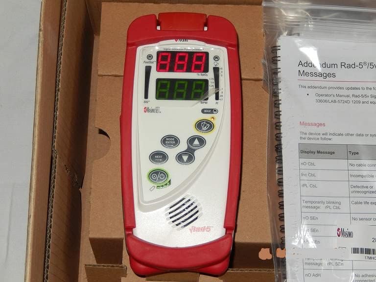 Masimo RAD5 SpO2 pulse oximeter Finger Sensor