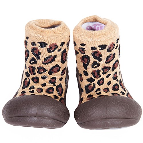 Chaussures Attipas Animal Marron pour bébé : premières marches en confort
