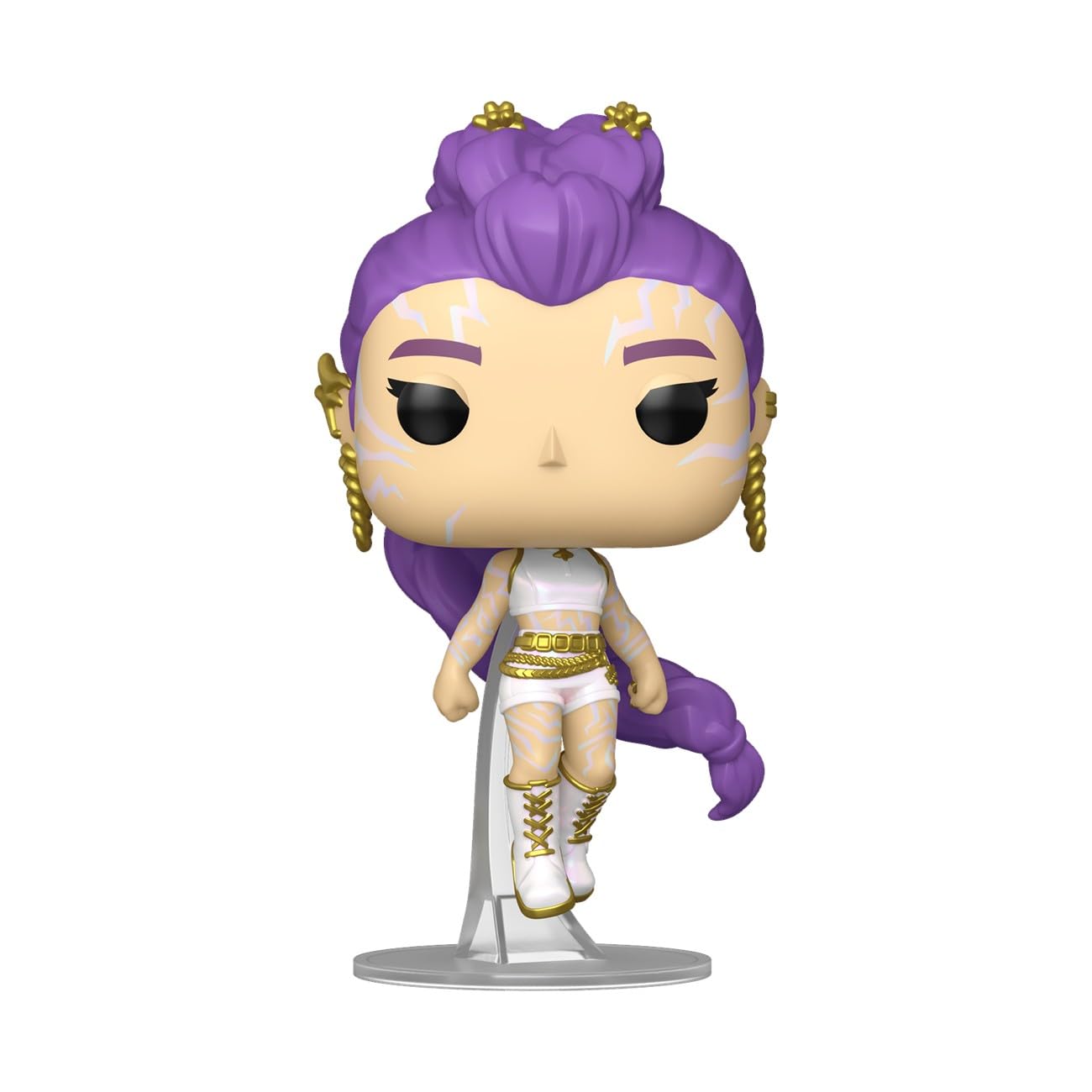Funko POP! Animacja: Netflix - KPOP Demon Hunters - Rumi with Chase - 1 w 6 szansa na otrzymanie rzadkiego wariantu Chase (Glow in the Dark) - kolekcjonerska figurka winylowa - pomysł na prezent
