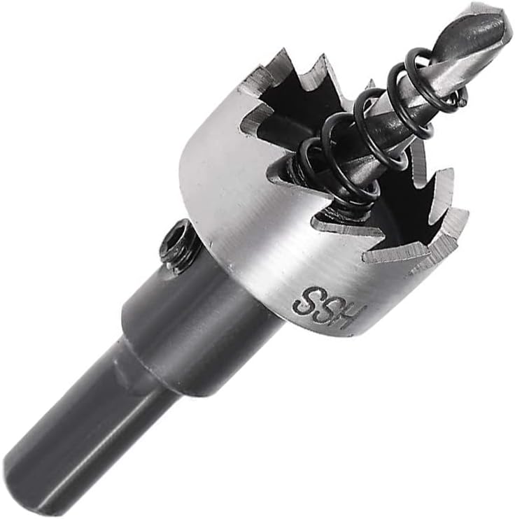 Auniwaig 23.5mm HSS Hole Saw Kits for Metal, High-Speed Steel Hole Saw Cutting Kit Drill Bits Opener Cutter Tool, for Cutting Holes on Wood, Plastic Sheet, Stainless Steel, Iron, Aluminum Plate