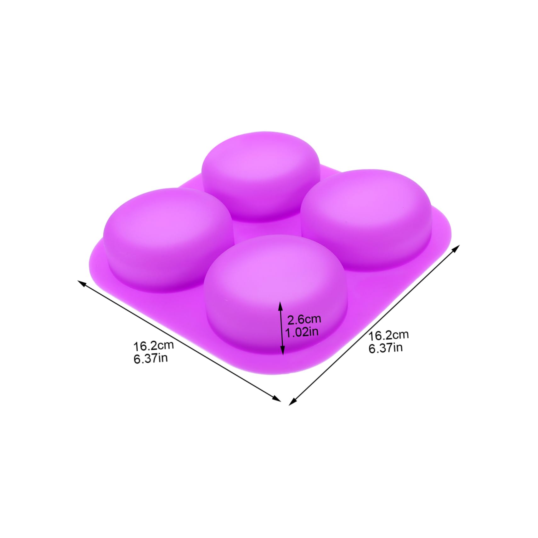 Operitacx 5 Ensembles Moule À En Silicone Distributeur De Moussant Porte- Produit Vaisselle En Barre Maison Fait Gel De Silice Violet,mauve 2 Pièces * 5