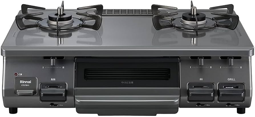 【Mychan】Rinnai、グリル付ガステーブル、都市ガス Amazon.co.jp: リンナイ グリル付ガステーブル『The Basic