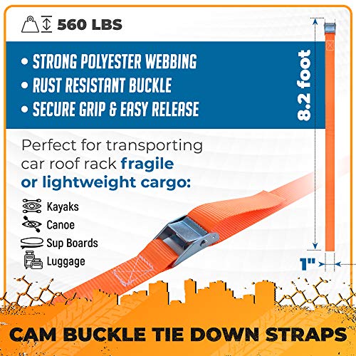 Vehiclex Bungee Cords & Cam Buckle Straps, 32 PCS Tie-Downs Assortment – Multiple Sizes and Uses – Mini Cords & Bungee Balls, Tarp Clips & A Handy Carrying Bag