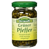 Feinkost Dittmann Grüner Pfeffer mild-würzig eingelegt, 100g