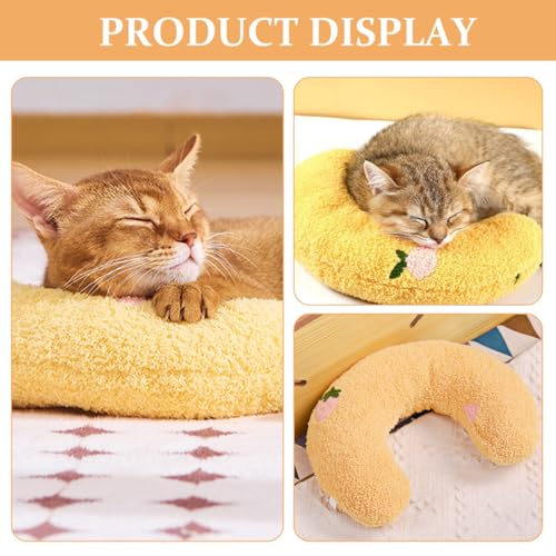 Almohada para mascotas lavable en lavadora con relleno de algodón perla 6