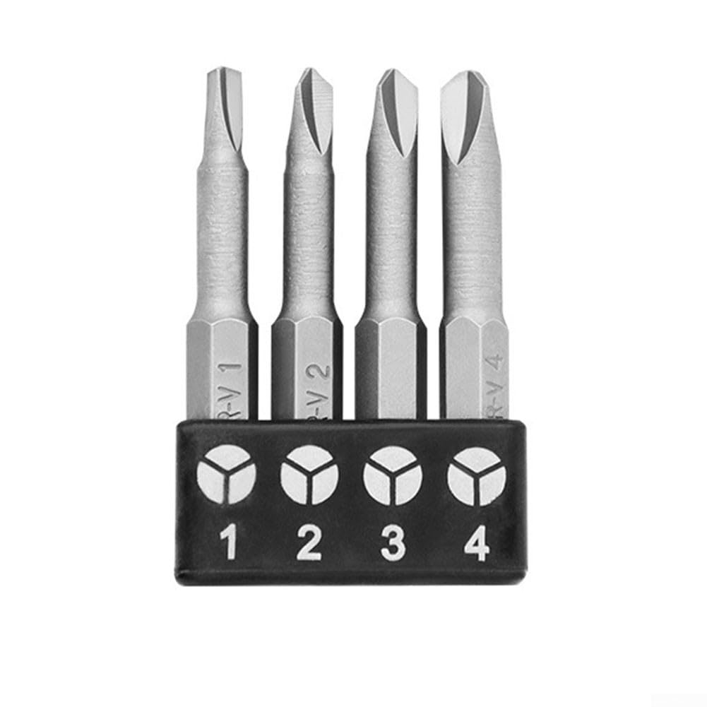 Security Screwdriver Bits Set with Triangle Y U Spanner Head, Tamper Resistant Drill Bits, 50mm Length Special-Shaped Screwdriver Bit for Appliance Toy Repair(Y -type)