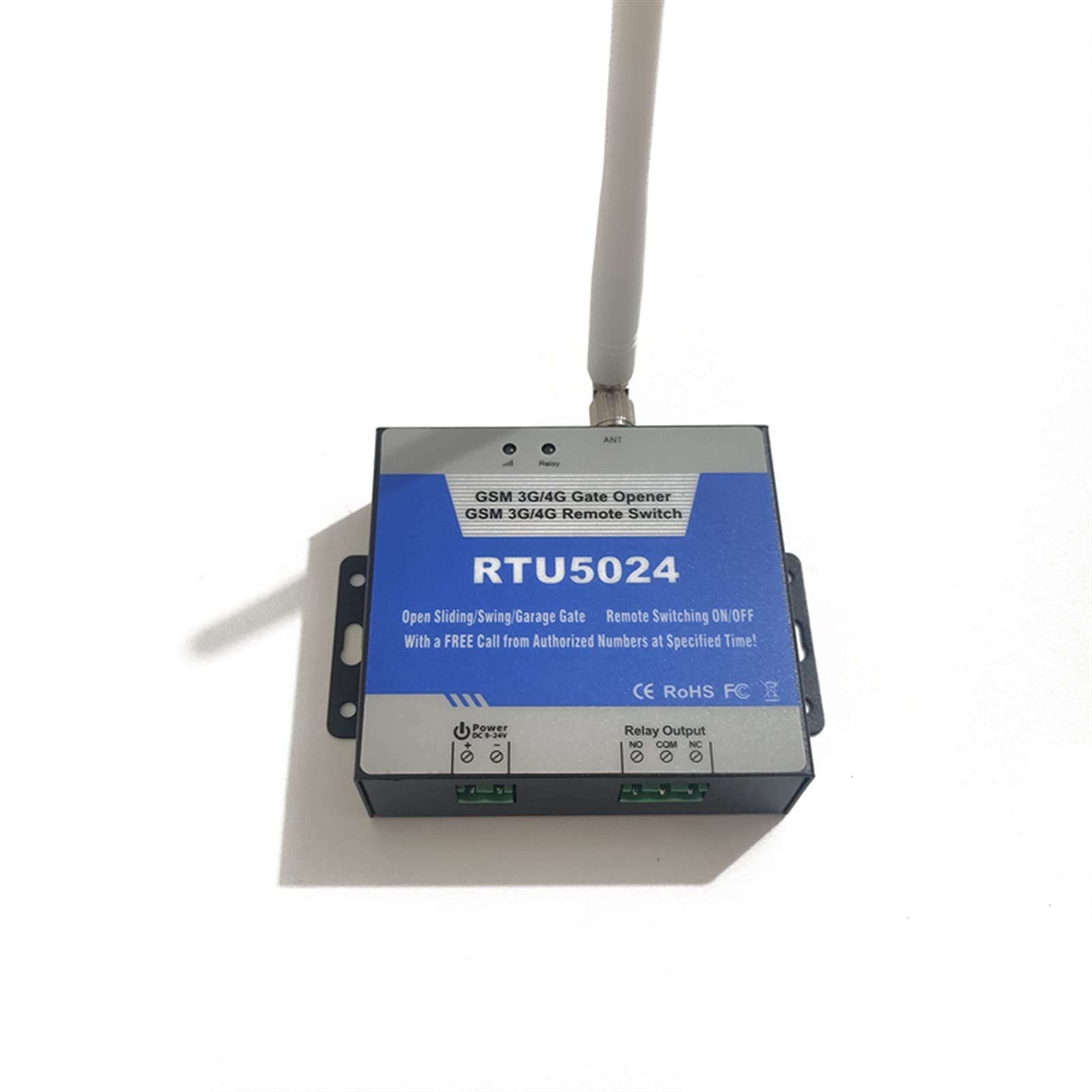 Cierrapuertas Automático, 2G / 3G 4G RTU5024 GSM Interruptor de puerta relevo inalámbrico SMS Llame a la control remoto for el acceso gratuito(3G)