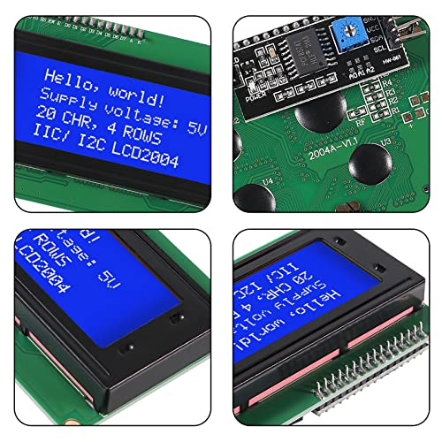 Shutao 13559ST-1 4Pcs Lcd2004 Module Display Electronics Monitor Lcd2004 2004 20X4 5V Character Blue Color Lcd Screen Lcd Display thumb #2