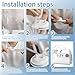 Upgrade Portable Veterinary Suction Machine for Home Care, White Suction Machine with 1000ML Container and Other Accessories