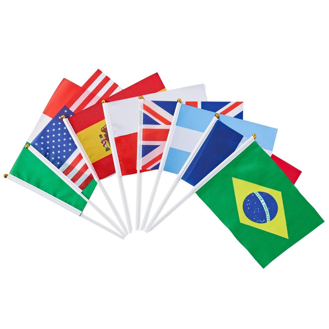 Confezione Da 12 Bandiere 4x6 Pollici Mini Americane Piccole Bandiere