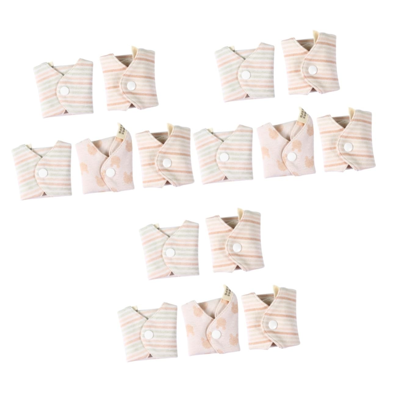 Beavorty 3 Set Di Assorbenti Per Donne Lavabili E Riutilizzabili in Morbido Cotone Traspiranti E Comodi Per Il Ciclo Mestruale Post-parto O in Viaggio 5 Pezzi*3