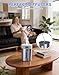 Admettre Humidifiers for Bedroom Large Room Baby, 4L Ultrasonic Cool Mist Humidifier, 304 Stainless Steel humidifiers, Auto Humidity Control, Humidity Display, Night Light, Quiet,Timer,Aromatherapy