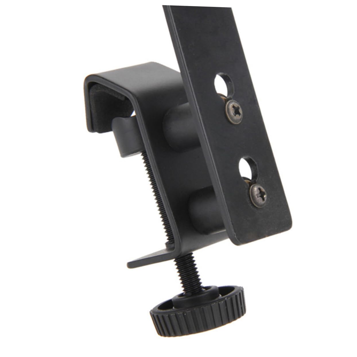 YARNOW 1Pc Drum Microphone Shockproof Clip Adjustable Mic Rim Mount Holder for Snare Tom Drums Durable Clamp Musical Instrument