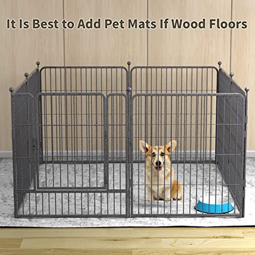 Dog Playpen, Dog Fences for The Yard, Dog Pen Indoor, Portable Outdoor Dog Fence, Dog Playpen for Large/Medium/Small… - Image 7