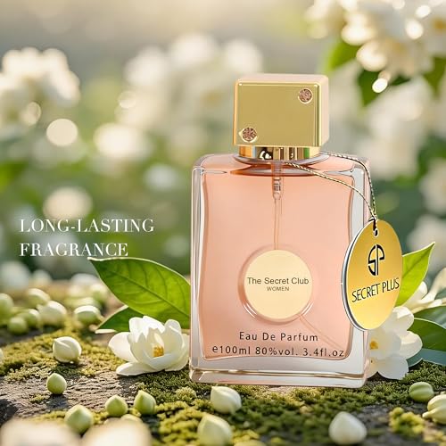 Image of AFLUXE The Secret Club Women's Perfume 3.4 Fl. Oz Eau de Parfum, Floral & Sweet Fragrance, Long Lasting Classic Feminine Scent