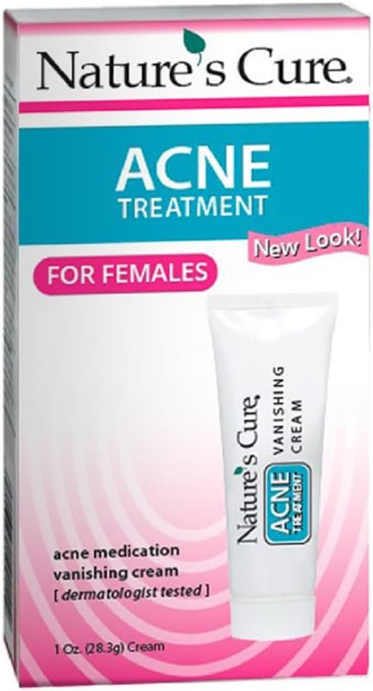Nature's Cure Acne Treatment for Females - 1 month supply