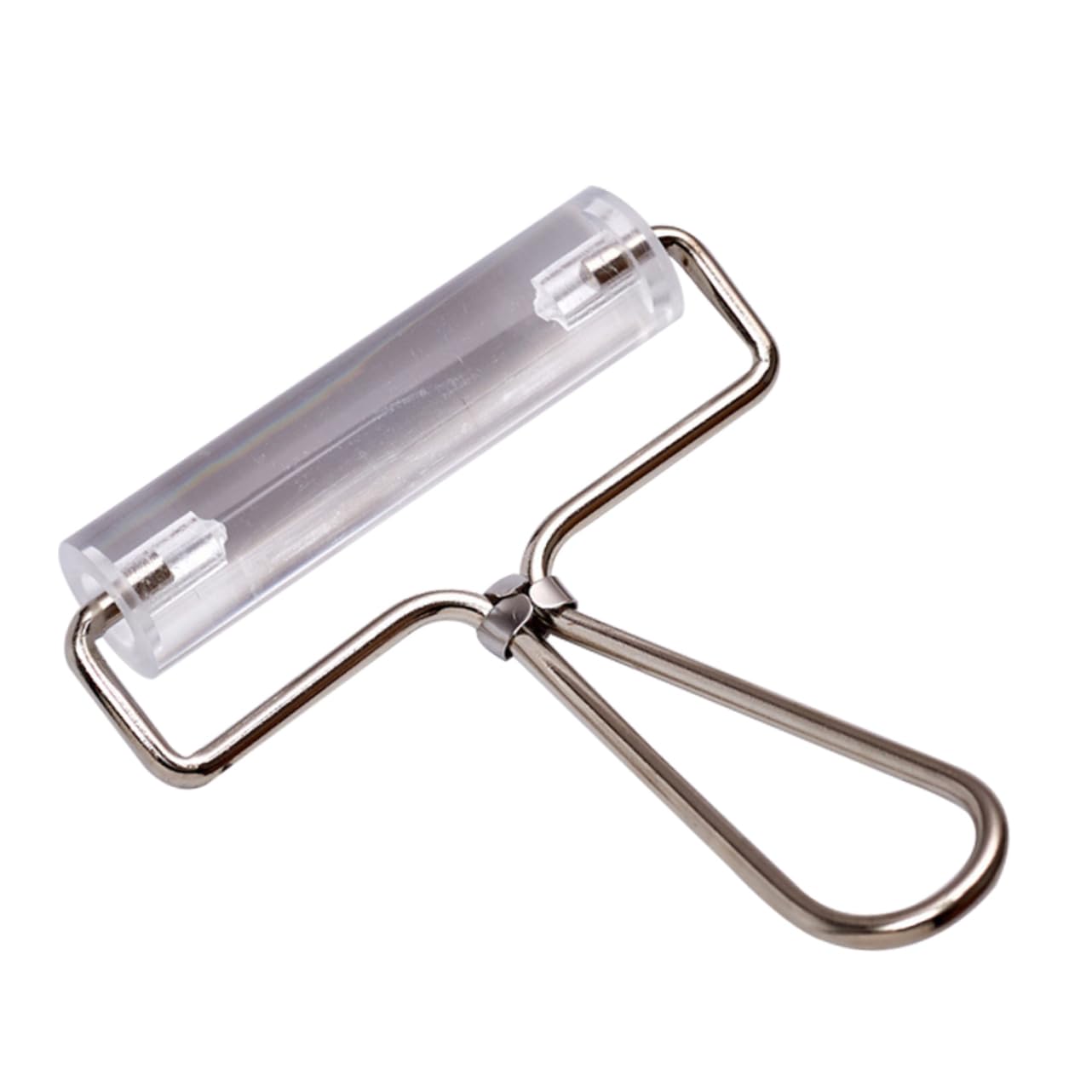 Uonlytech 3 Stück Acryl Roller Werkzeug für Knete Transparenter Druckroller für DIY Handwerk Robustes Metallgriffdesign zum Stempeln Prägen und Modellieren