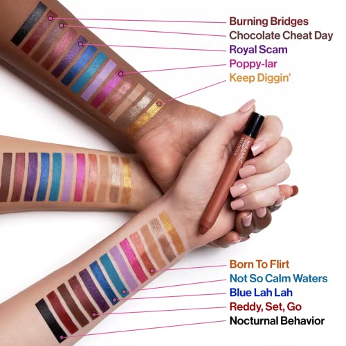 Wet N Wild Color Icon Cream Eyeshadow Makeup Multi-Stick Reddy, Set, Go, #TOP6