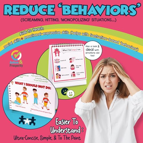 Autism & Prosperity Kids Emotions & Social Life Skills Autistic Children Set ASD Child Boys Girl Teen Learning Materials Toys Game Sensory Special Needs No 1-3 Toddlers Age Gifts 3 4 5-7 8-12 Products - Image 4