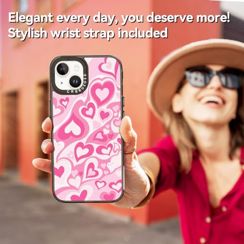 Coque iPhone 15 cœur d'amour, le cadeau girly idéal pour fille - 6