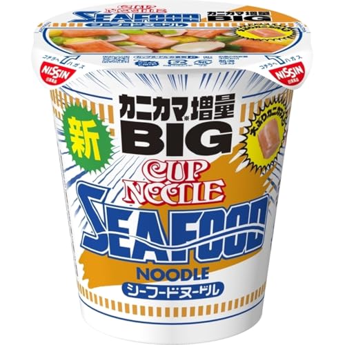 Nissin Cup Noodle Seafood Big 104g ~ 12 pieces