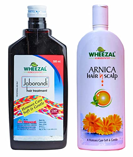 WHEEZAL JABORANDI + ARNICA SHAMPOO 500 EACH