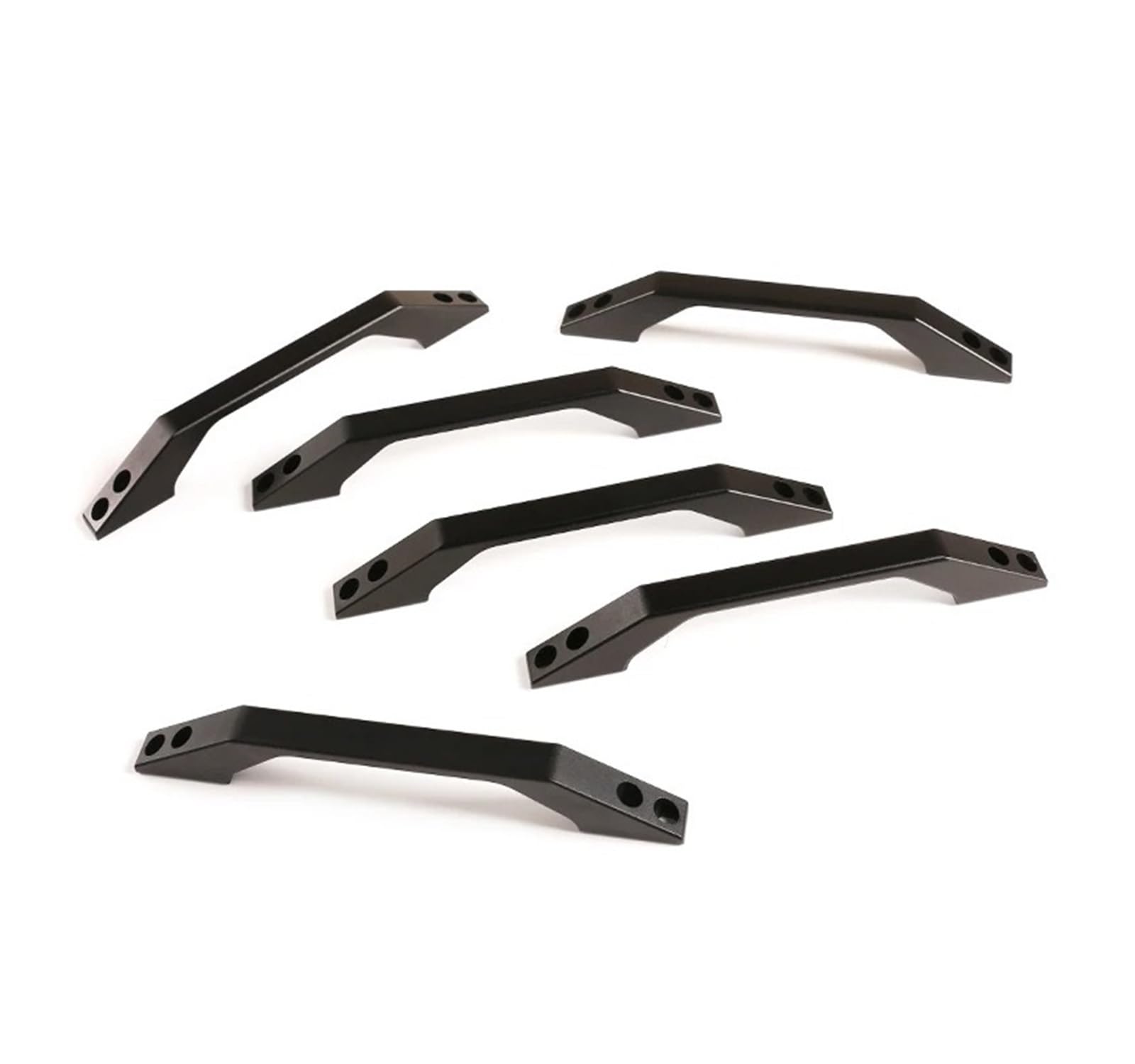 Ajhjet Black Interior Upgrade Aluminum Alloy Car Front Rear Door Roof Grab Handle Accessories For Land For Rover For Defender 90 110 130 2004-2018
