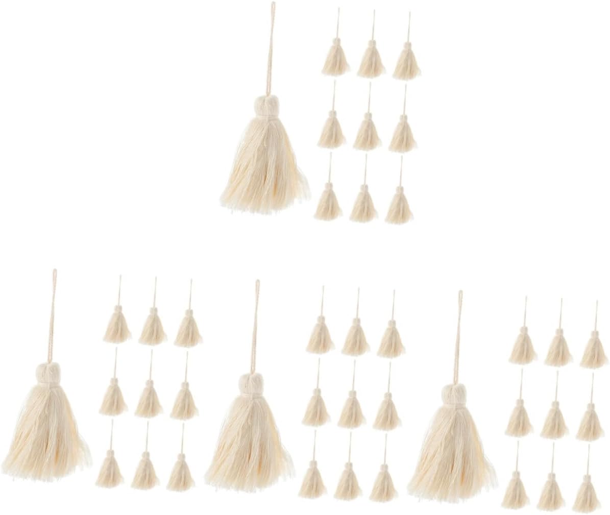 Generic タッセルペンダント 50個セット &ndash; コットン素材 手織りデザイン DIYアクセサリー 多用途装飾パーツ (16.5