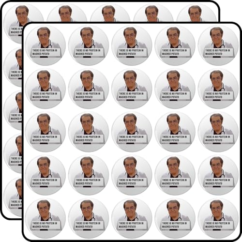 Dr Now There is No Protein in Mashed Potato Quote Weight Loss Surgery Gift Medical Humor 50pcs 1 Scrapbook Stickers Small Planner Journal & Envelope Seal Decals