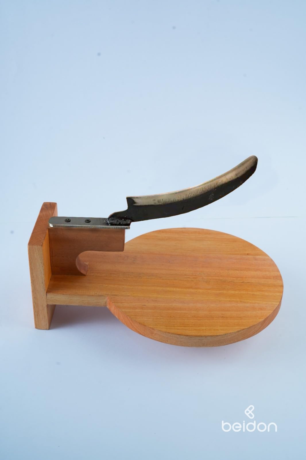 Beidon Wooden Boti - Traditional Indian Cutter -3