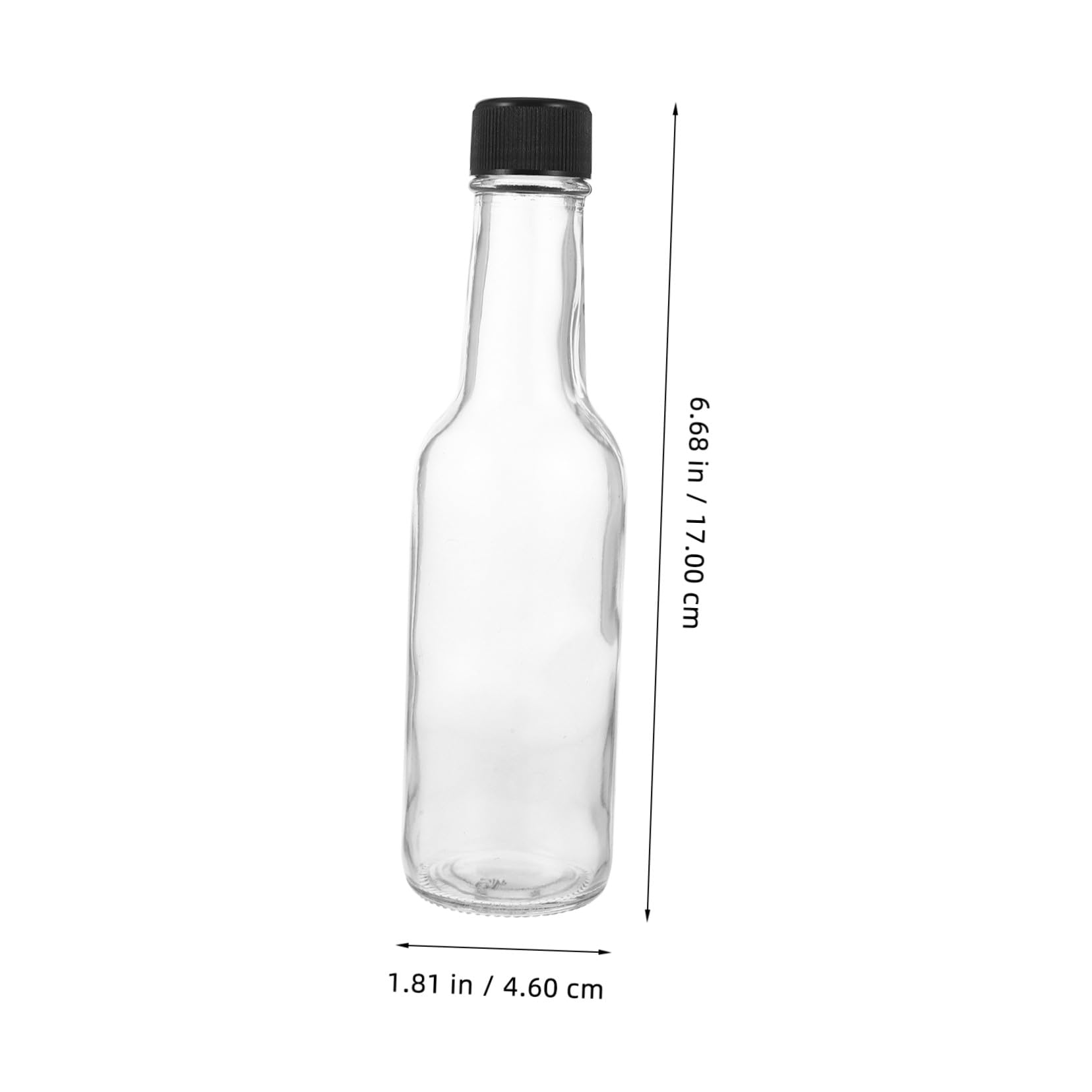 DOITOOL 6pezzi Bottiglie in Vetro per Salsa Aceto e Condimenti Dispenser di Vetro per Salse di Soia Ketchup e Altre Conserve Contenitori per Conservazione di Alimenti