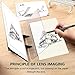 Optical Drawing Board Portable Image Drawing Board Tracing Drawing Projector Painting Board Sketching Tool with PMMA Lens for Kids, Beginners, Artists, etc