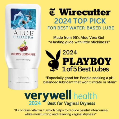 Aloe Cadabra Cherry Lemonade Lubricant for Women, 2.5 oz