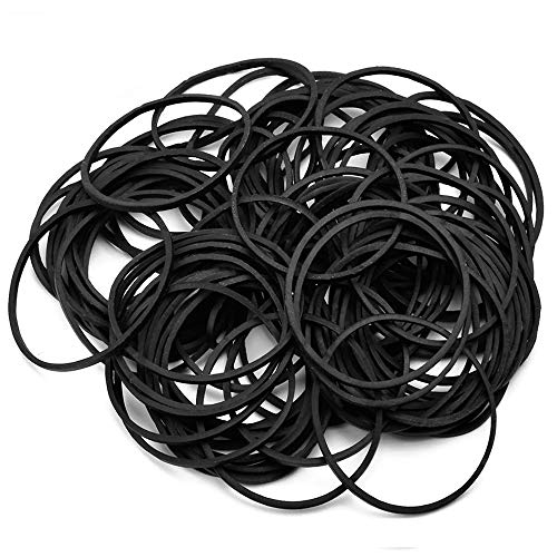 Jconly 100pcs Tattoo Rubber Bands Ring Elastic Professional Black Silicone Rubber Tattoo Accessories