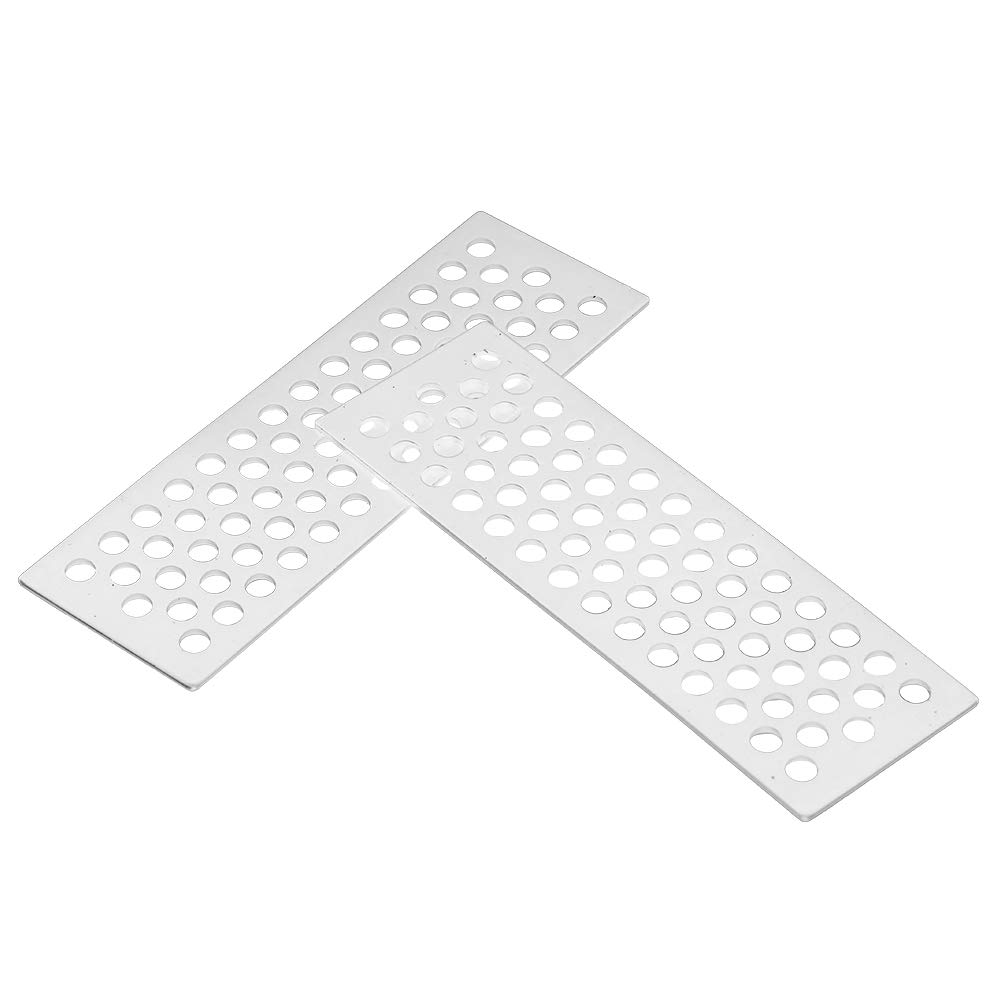 Attrezzo della rampa del Bordo di Recupero delle Scale di Sabbia di 2pcs / Set Alluminio per 1/10 RC Crawler(Argento