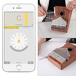 Piano à pouce Kalimba 17 touches, instrument Marimba avec accessoires, cadeau d’instrument de musique de piano à pouce… - Les Beatles, Paul McCartney, John Lennon, RIngo Starr, George Harrison Piano à pouce Kalimba 17 touches, instrument Marimba avec accessoires, cadeau d'instrument de musique de piano à pouce… – Image 4