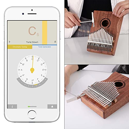 Piano à pouce Kalimba 17 touches, instrument Marimba avec accessoires, cadeau d’instrument de musique de piano à pouce… - Les Beatles, Paul McCartney, John Lennon, RIngo Starr, George Harrison Piano à pouce Kalimba 17 touches, instrument Marimba avec accessoires, cadeau d'instrument de musique de piano à pouce… – Image 5