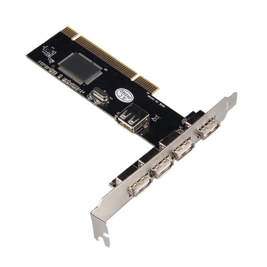 Meri SHOPP Pci to USB 2.0 Expansion Card Controller Adaptor Hub Converter for Pc Metal Computers/Tablets & Networking | Computer Components & Parts | Interface/Add-On Cards | Port Expansion Cards-image-11